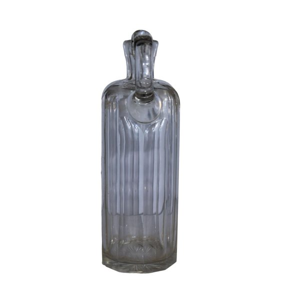 Vintage Glass Cruet that is Ground and Polished - Picture 2 of 6